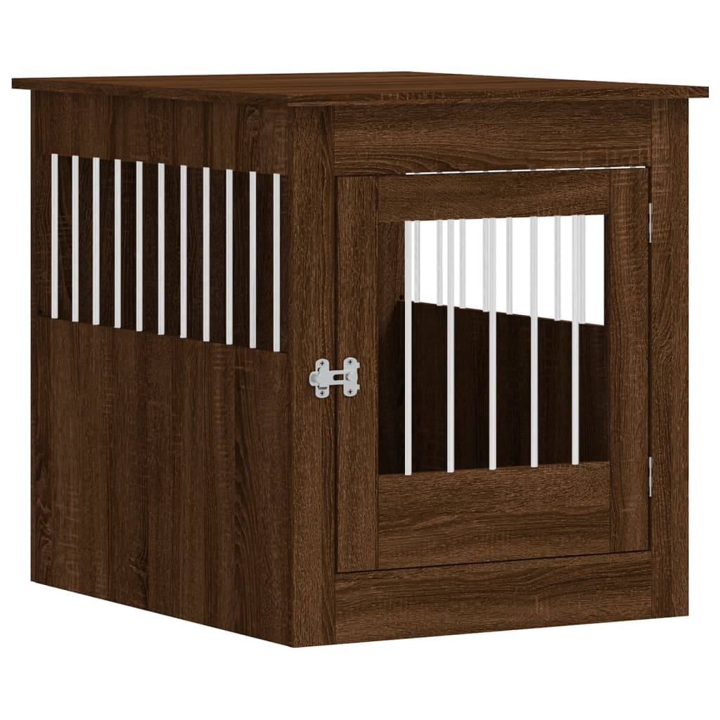 Niche plastique bois et acier marron  64,5x80x71 cm  - Prolenta premium p365.8 - Image 1