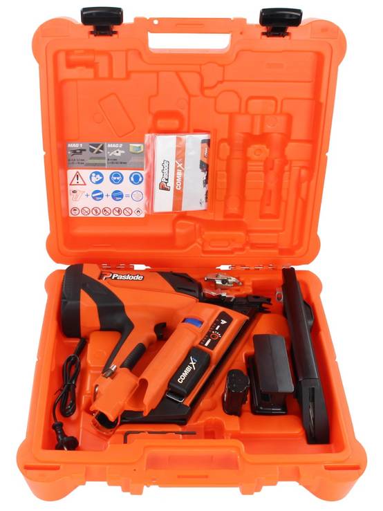 Cloueur gaz COMBI Xi + batterie 2,1Ah + chargeur + coffret - SPIT PASLODE - 014005 - Image 5