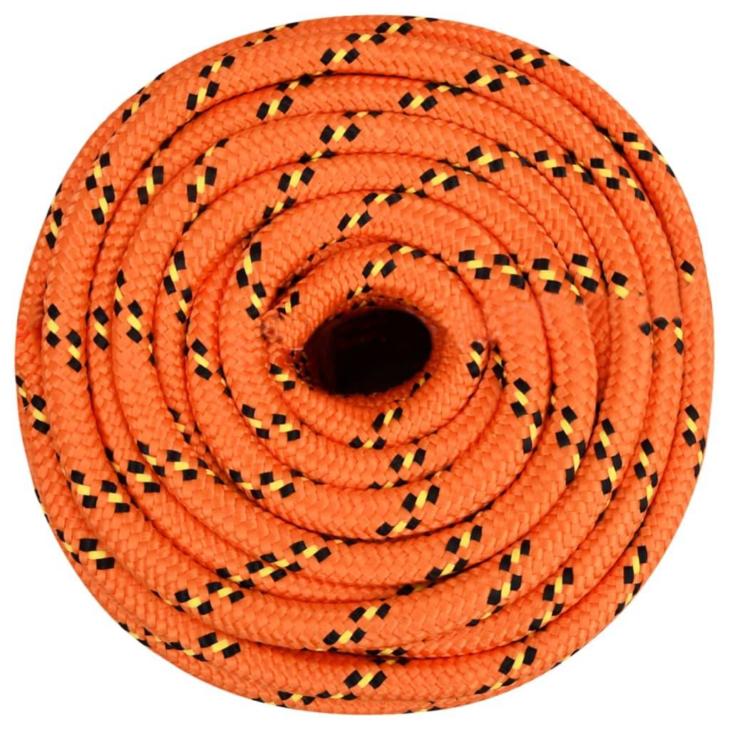 Corde de bateau Orange 16 mm 100 m Polypropylène Maison Chic - Image 3