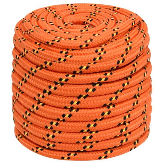 Corde de bateau Orange 16 mm 100 m Polypropylène Maison Chic - Image 1