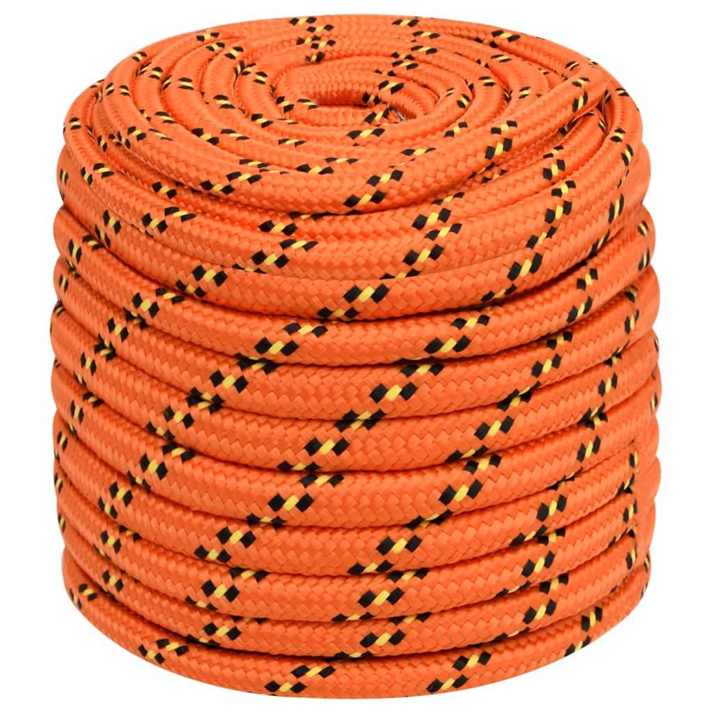 Corde de bateau Orange 16 mm 100 m Polypropylène Maison Chic - Image 1