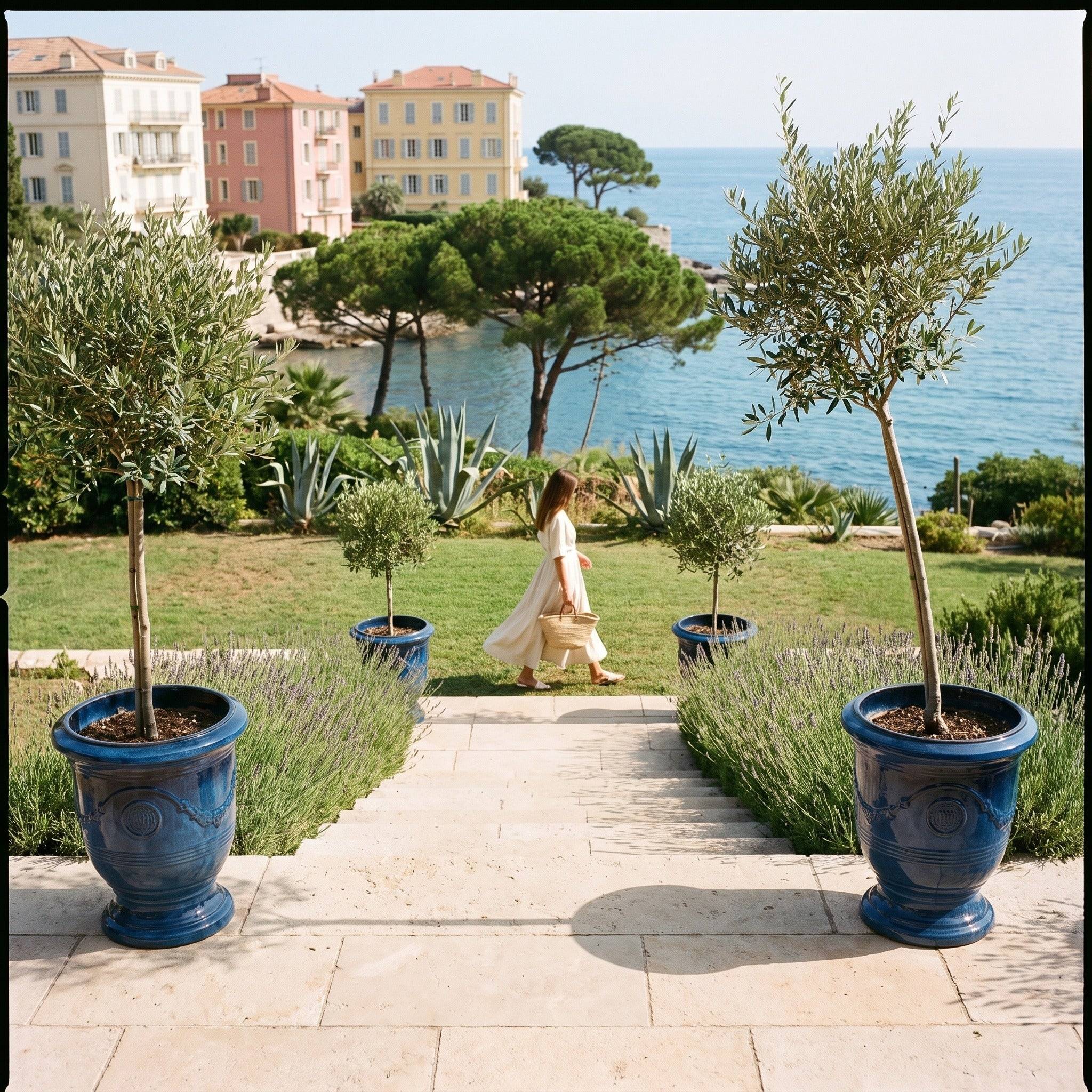 Provencelia - Pot RICHELIEU 46x56cm bleu azur - Image 4