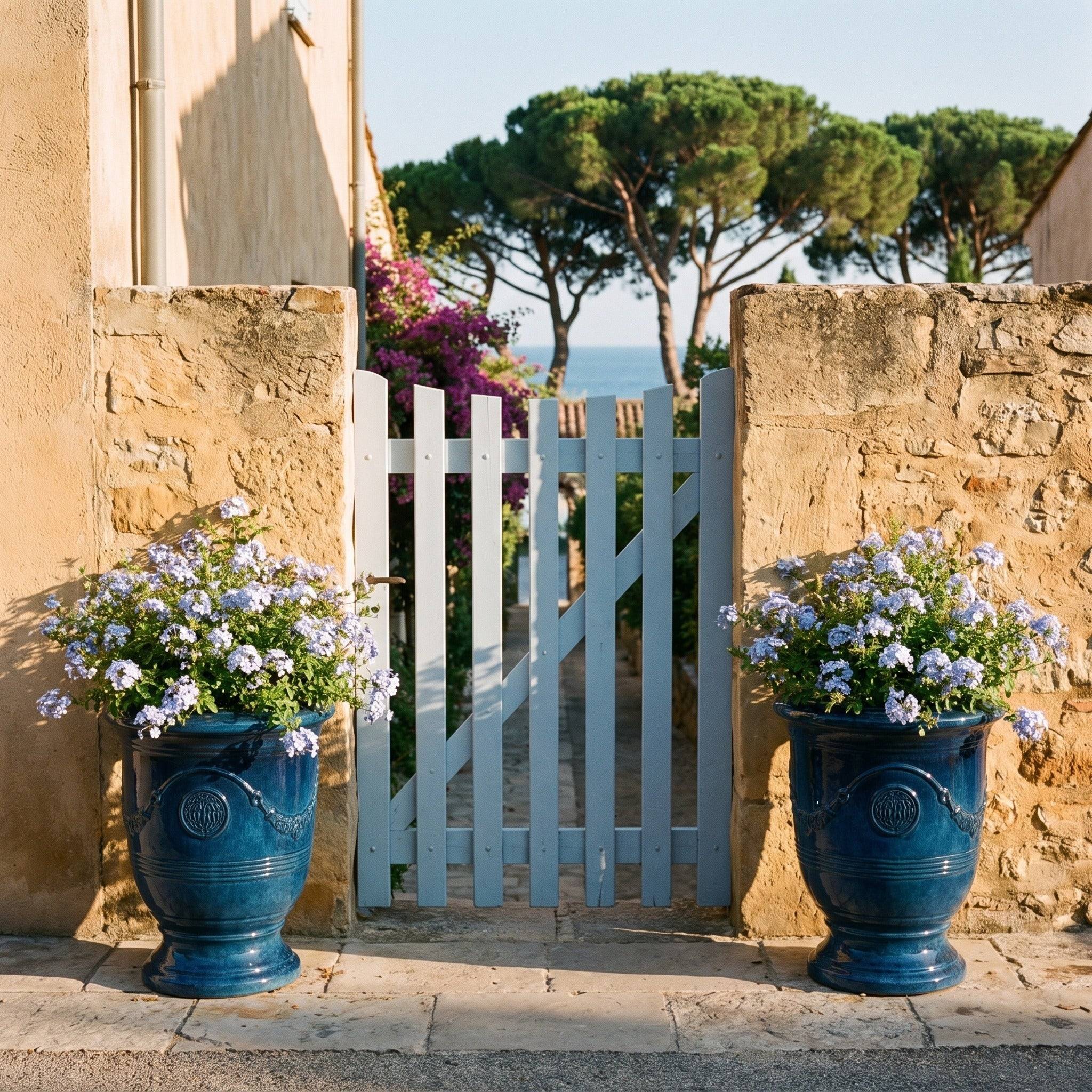 Provencelia - Pot RICHELIEU 46x56cm bleu azur - Image 5