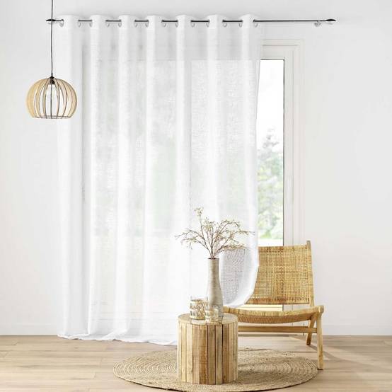 Rideau Voilage "Haltona" 240x240cm Blanc - Image 3