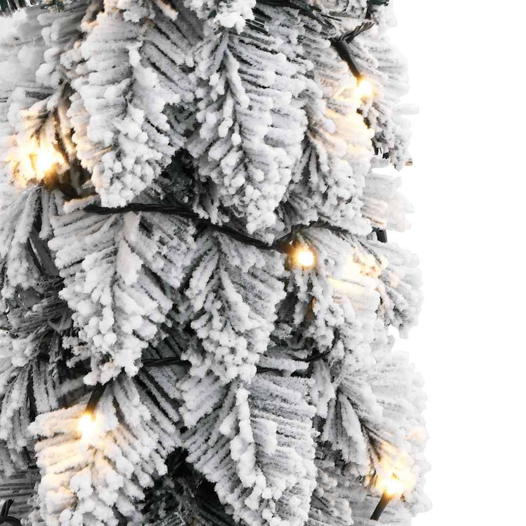 Vidaxl - Sapin de Noël artificiel pré-éclairé avec 30 LED/neige floquée vidaXL 357694 - Image 6