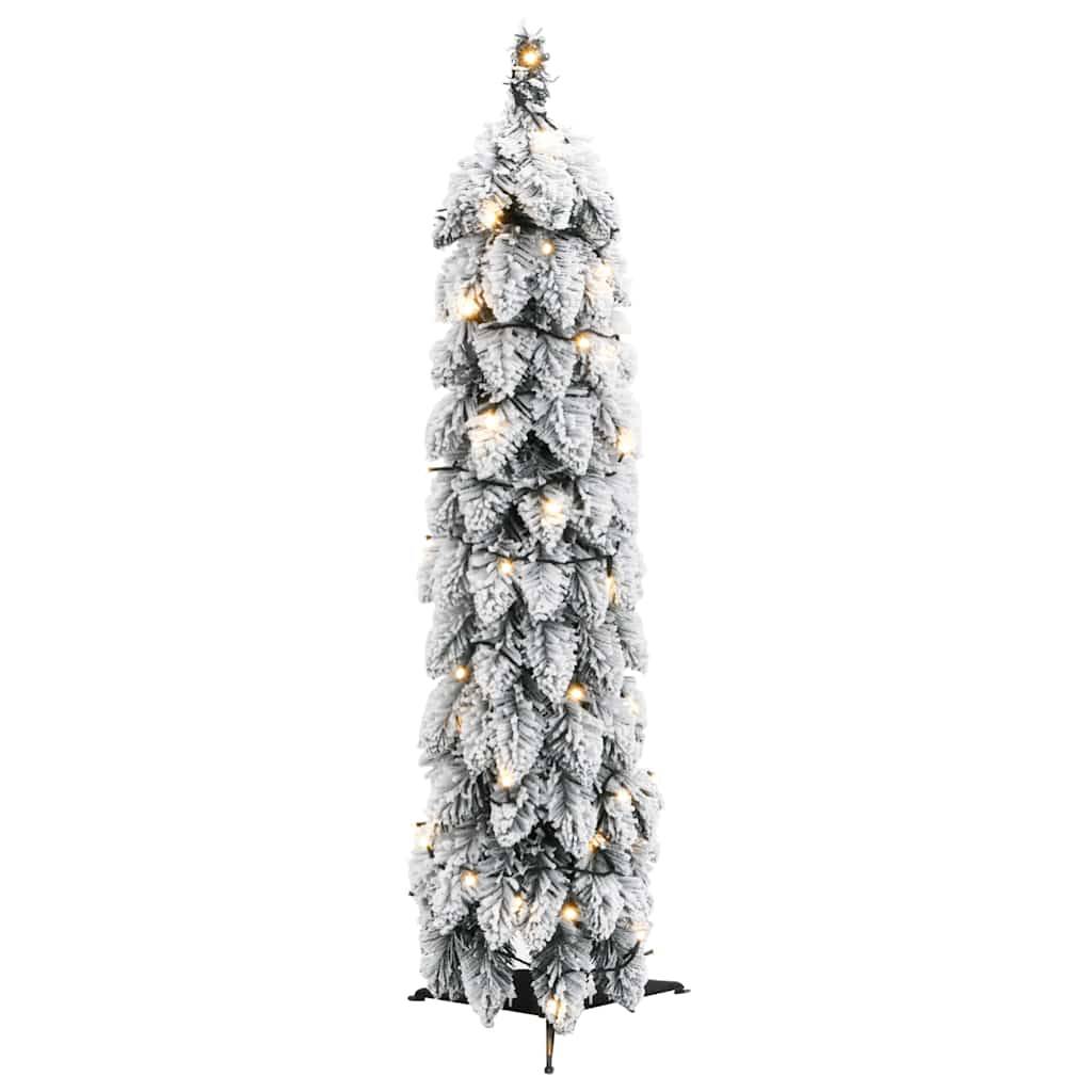 Vidaxl - Sapin de Noël artificiel pré-éclairé avec 30 LED/neige floquée vidaXL 357694 - Image 9