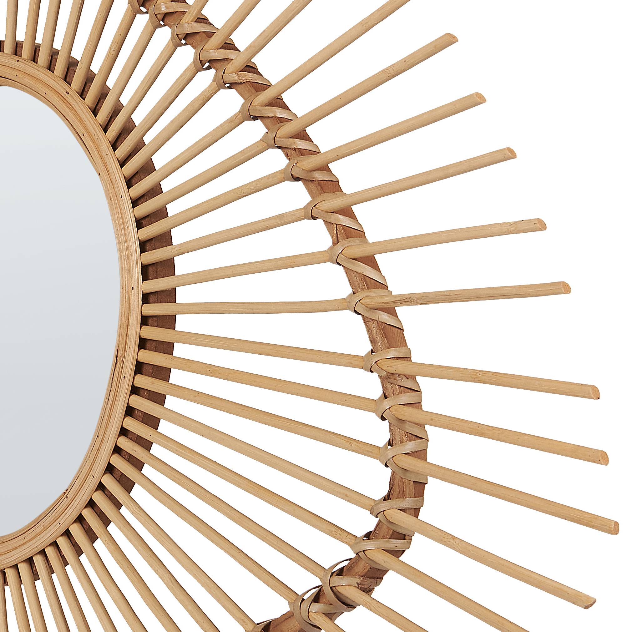 Beliani - Miroir décoratif Bambou Naturel BARIO - Beliani - Image 5