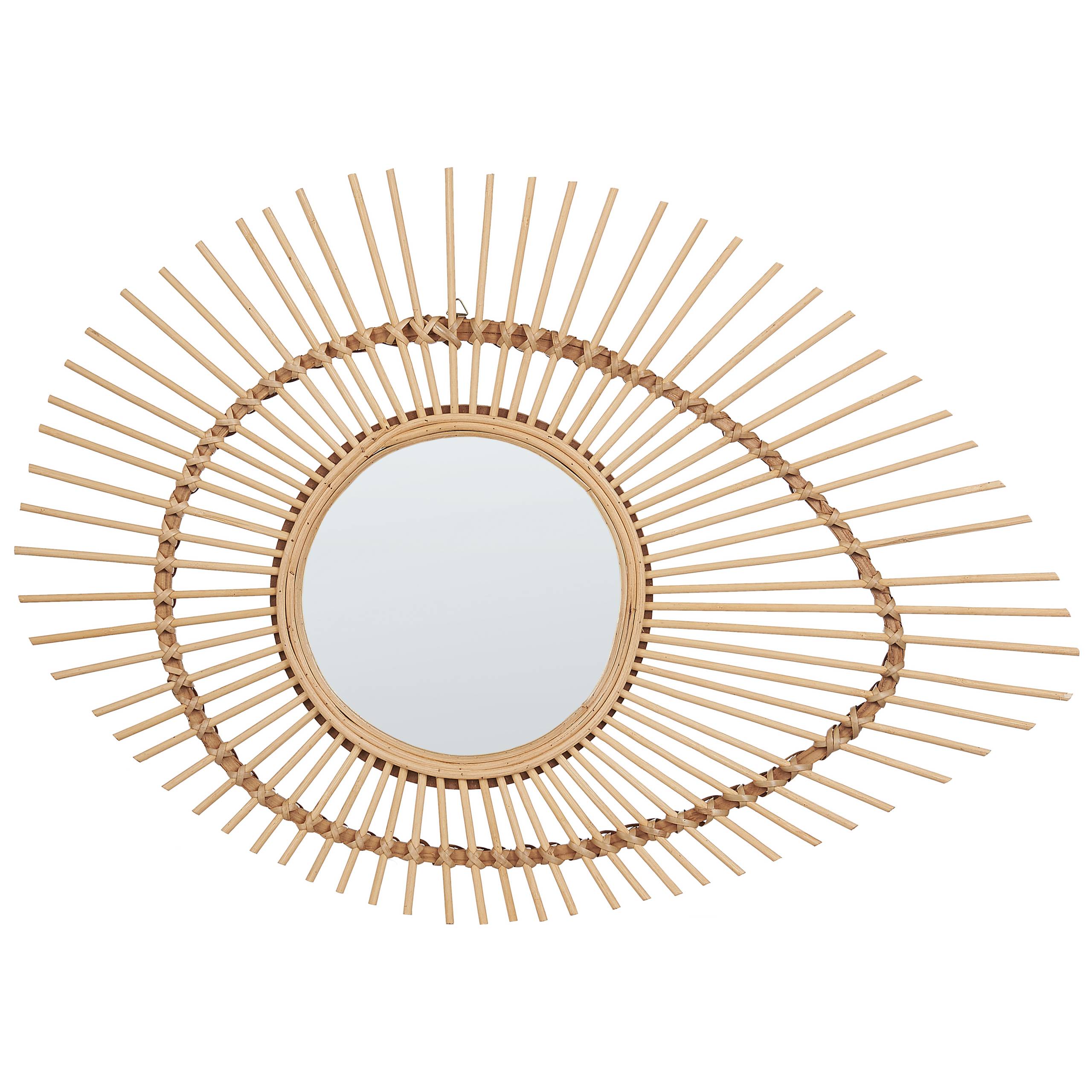 Beliani - Miroir décoratif Bambou Naturel BARIO - Beliani - Image 2
