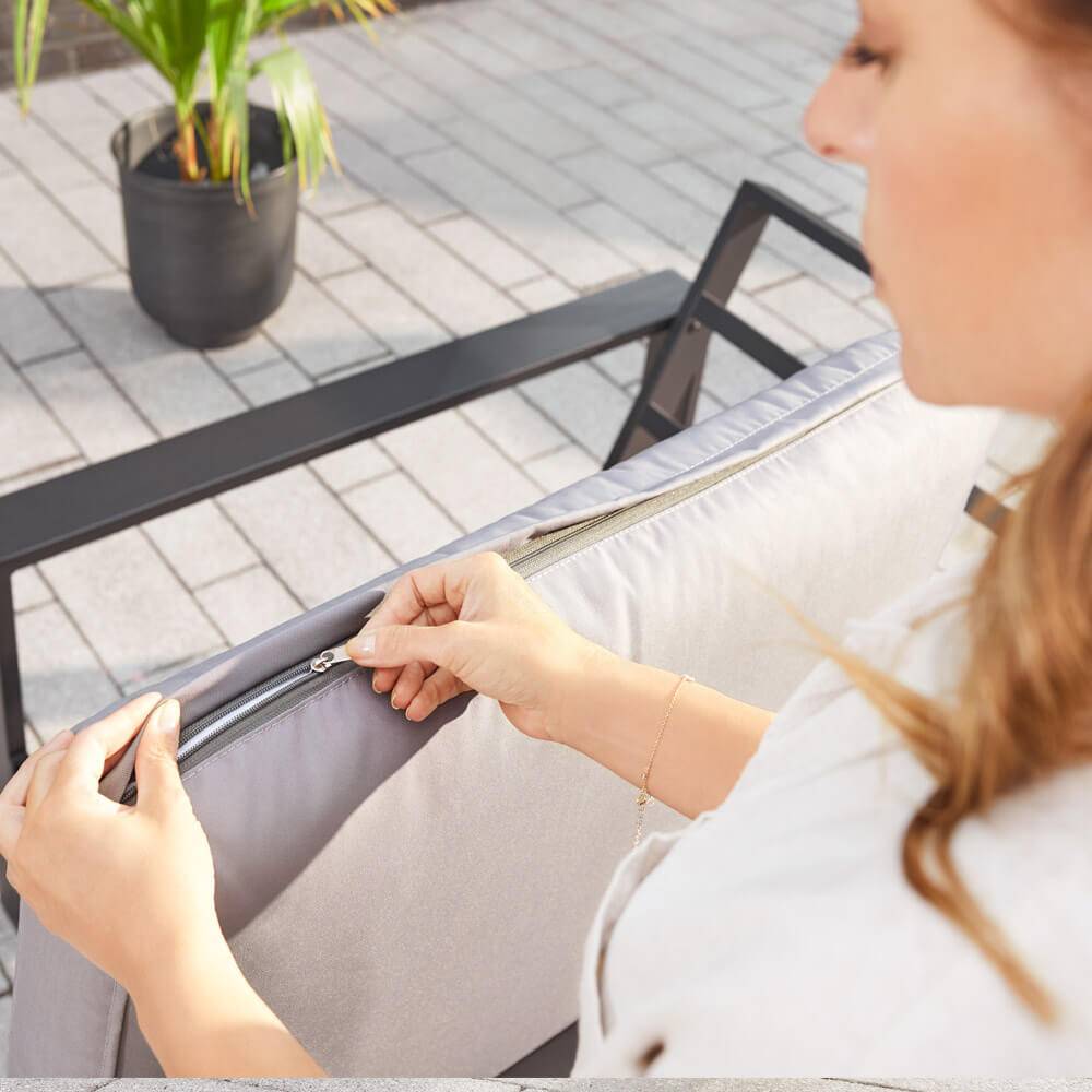Home Deluxe - Salon de jardin aluminium HOME DELUXE RIO XXL - anthracite - Image 6
