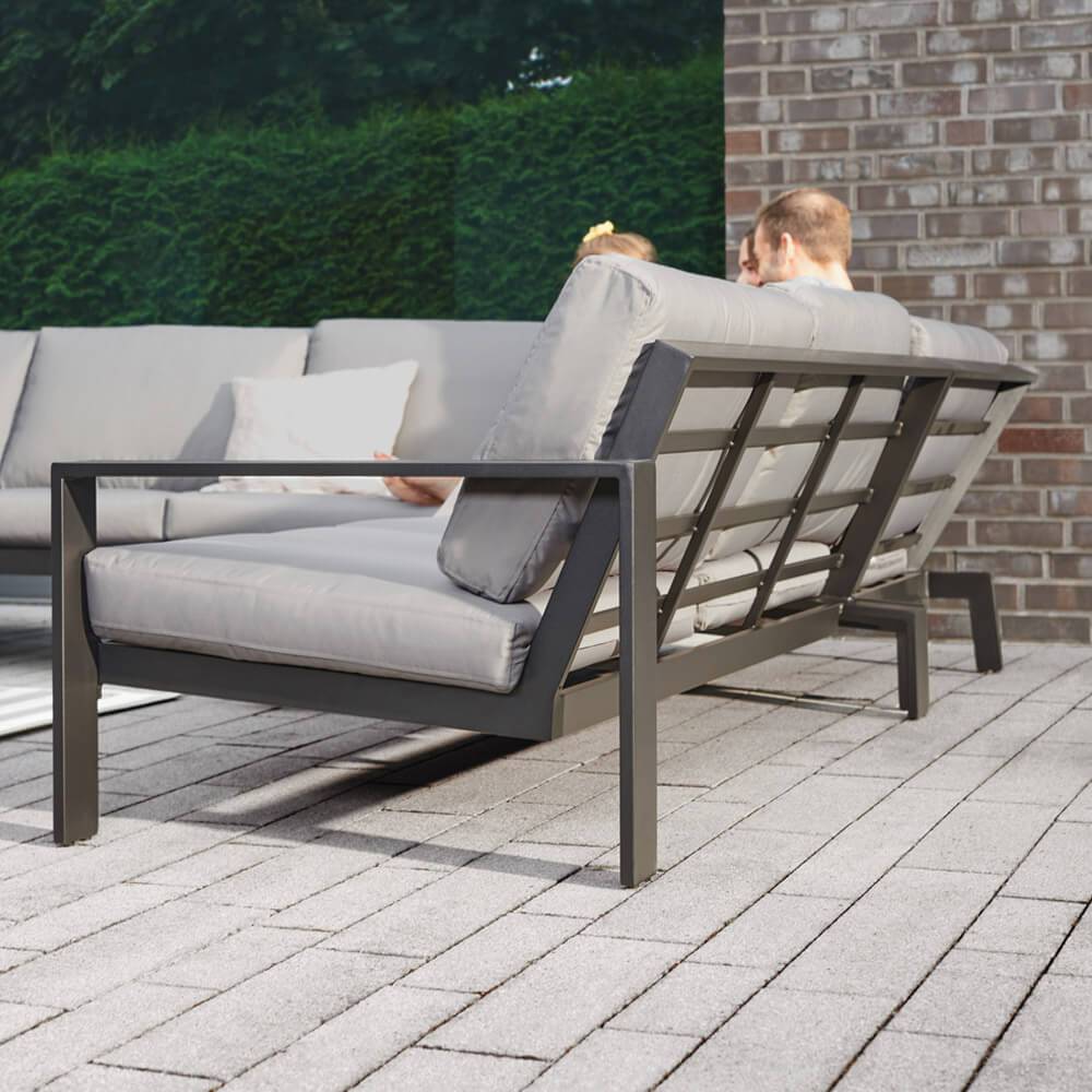 Home Deluxe - Salon de jardin aluminium HOME DELUXE RIO XXL - anthracite - Image 5