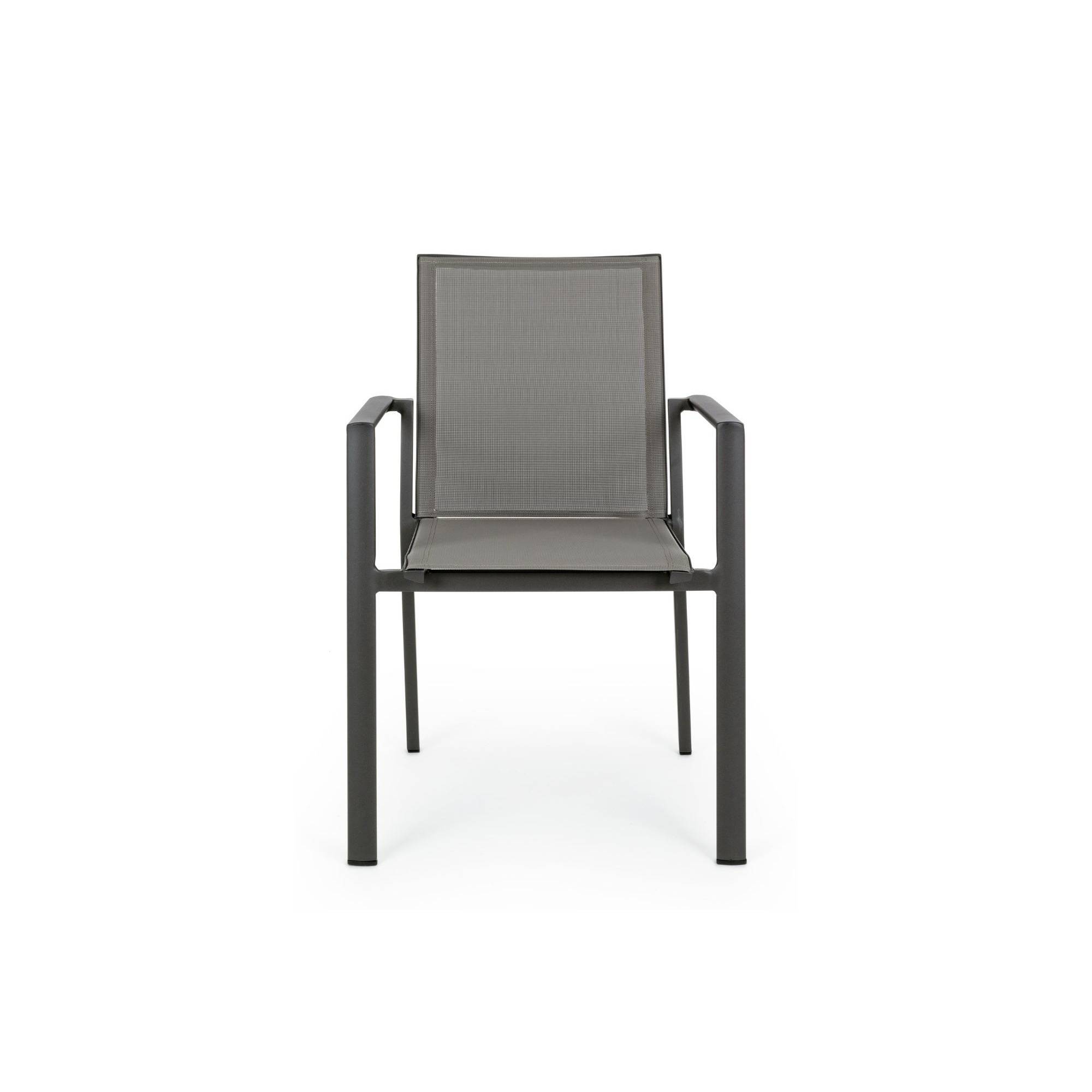 Autre - Chaises de jardin colorées en aluminium (lot de 4) - CASSIS - Image 6