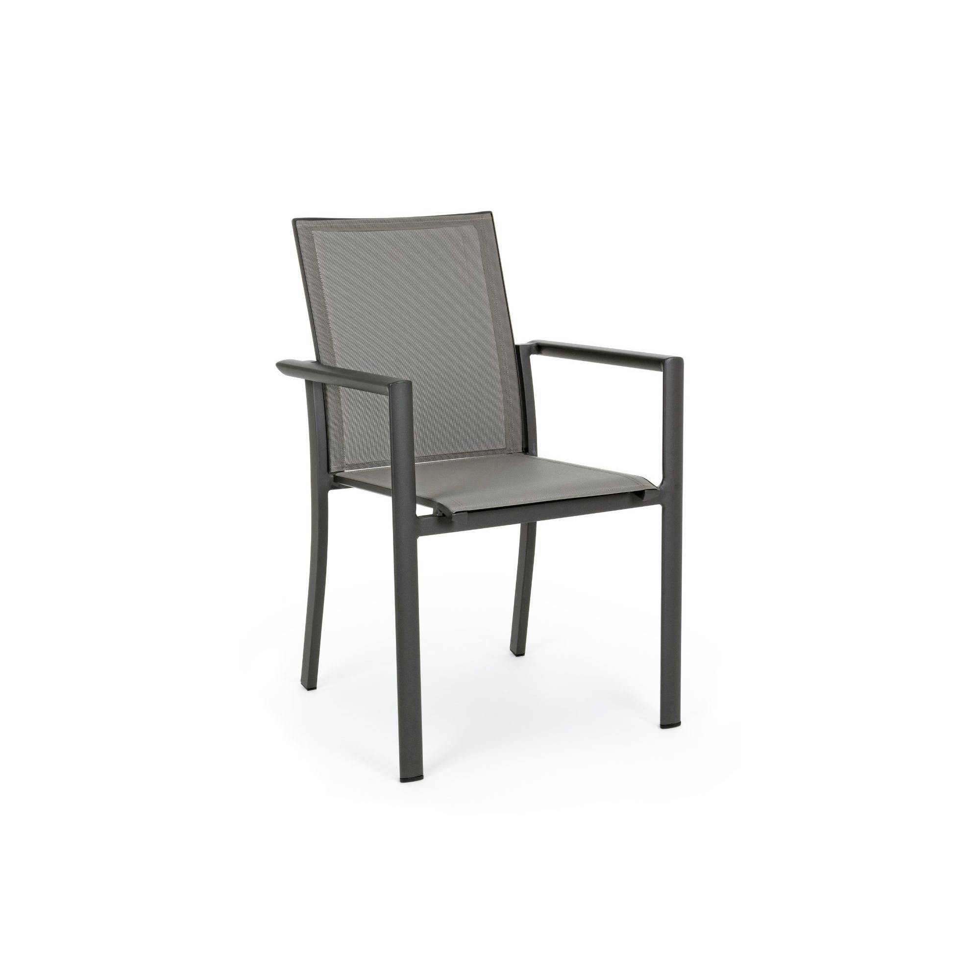 Autre - Chaises de jardin colorées en aluminium (lot de 4) - CASSIS - Image 5