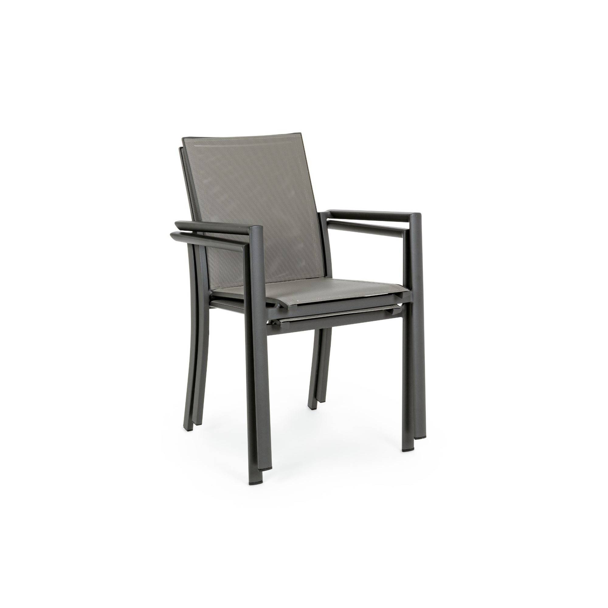Autre - Chaises de jardin colorées en aluminium (lot de 4) - CASSIS - Image 9