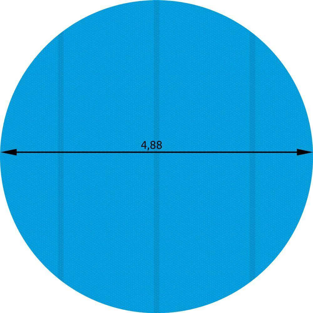 Bâche de piscine ronde Ø 488 cm bleu - Image 4