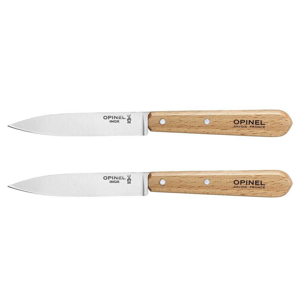Opinel - Boite de 2 couteaux d'office N°112 Naturel - Image 1
