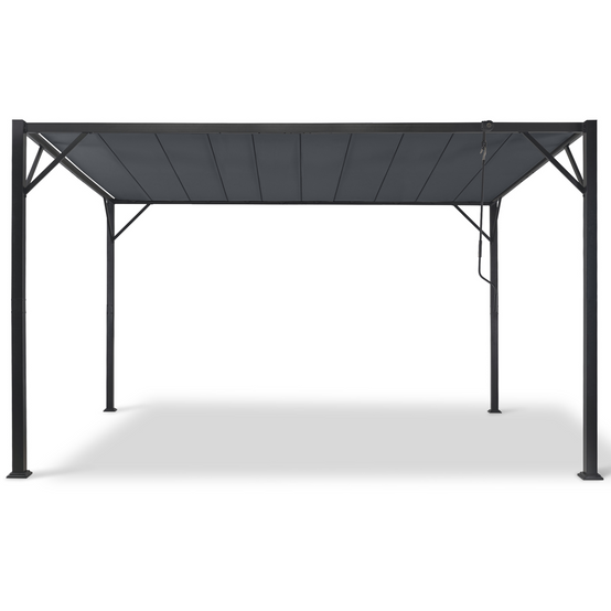 Pergola lames orientables 3x4 M gris anthracite - Image 4