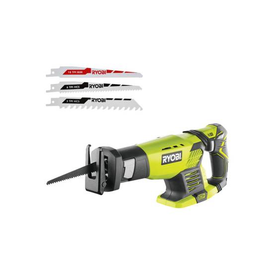 Ryobi - Pack RYOBI - Scie sabre RRS1801M - 18V One+ sans batterie ni chargeur - Lot de 3 lames RAK3RBWM spéciales scie sabre - Image 1