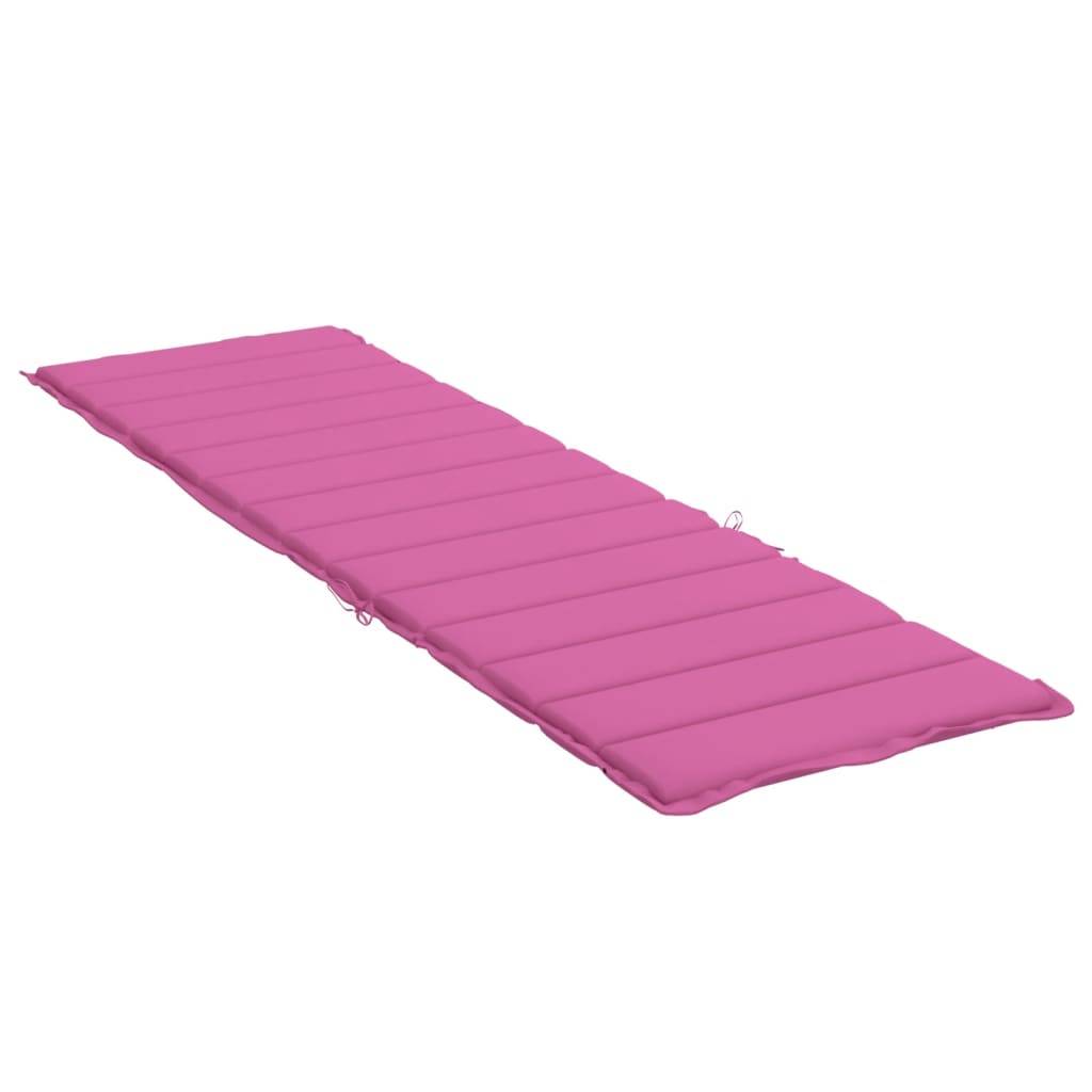 PANGIVO - Coussin de chaise longue tissu oxford rose 200 x 70 x 4 cm - PANGIVO - Image 4
