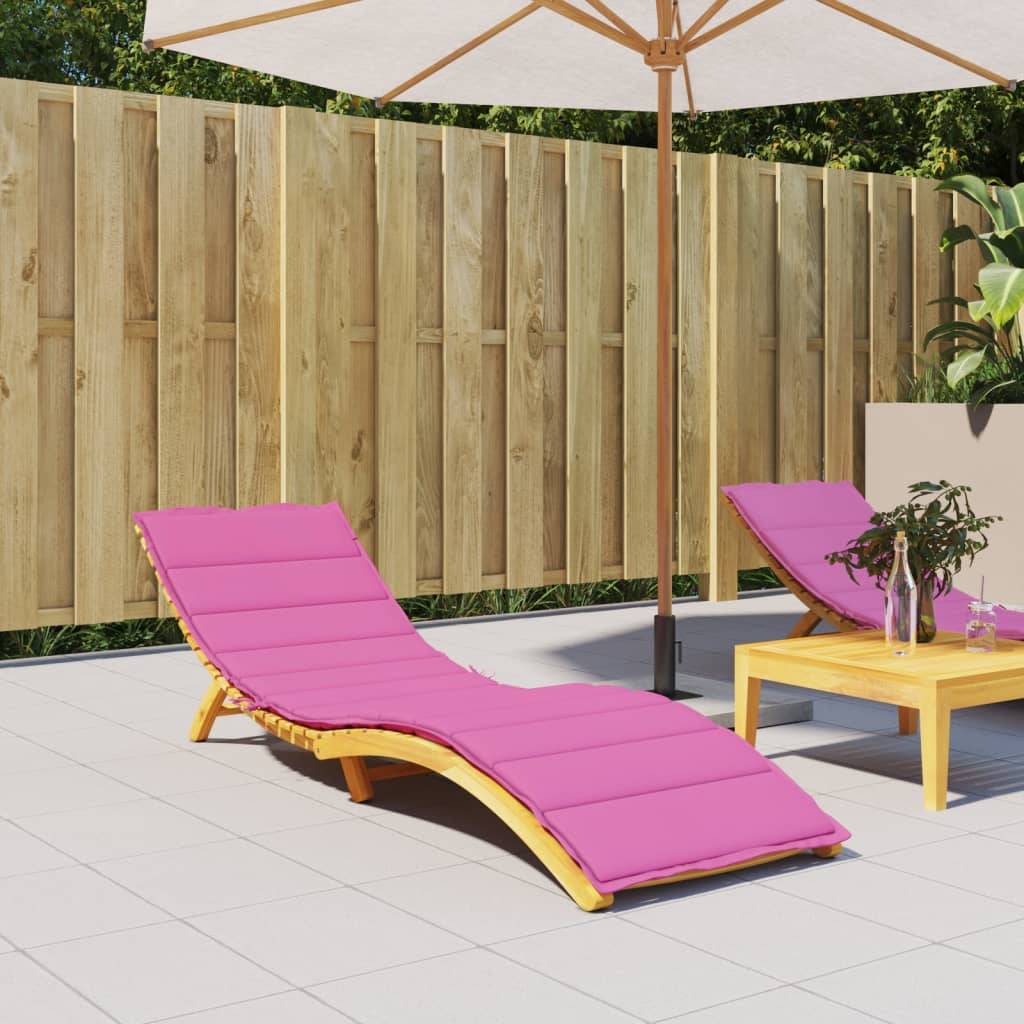 PANGIVO - Coussin de chaise longue tissu oxford rose 200 x 70 x 4 cm - PANGIVO - Image 1