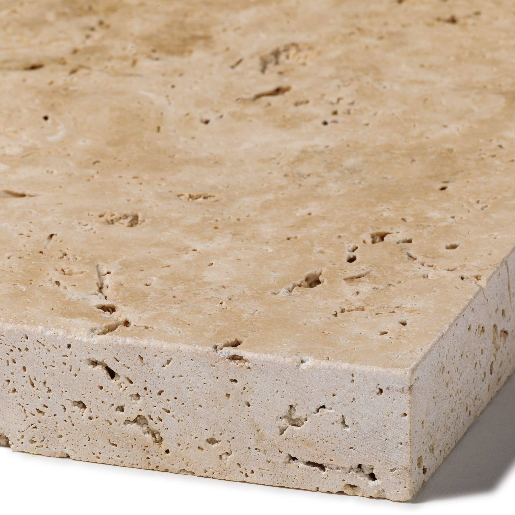 RO'MA Nature - Pas japonais Rectangle Travertin Beige Clair 61x33x3 cm (à l'unité) - RO'MA NATURE - Image 3