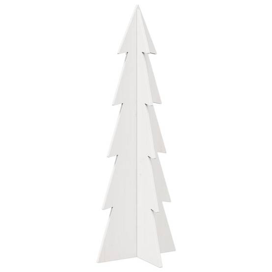 Grand Sapin de Noël Bois Blanc Design Scandinave Intérieur 112 cm – ComfortXL Outdoor Living - Image 2