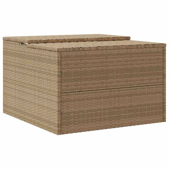 Abri pour robot tondeuse résine tressée beige 90 x 86 x 57 cm - PANGIVO - Image 8