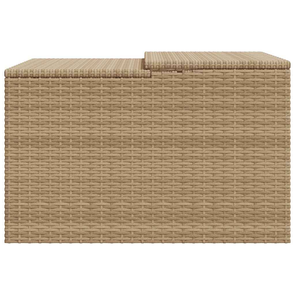 Abri pour robot tondeuse résine tressée beige 90 x 86 x 57 cm - PANGIVO - Image 7