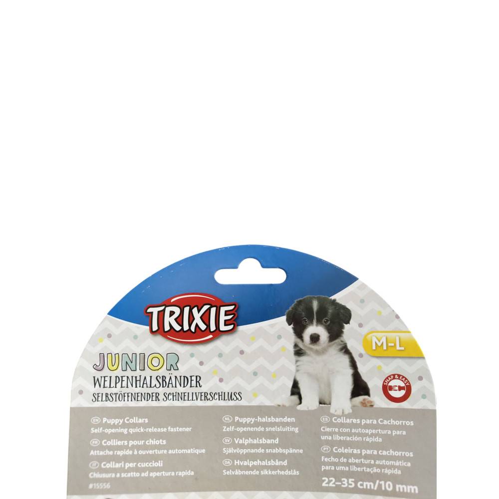 Trixie - Trixie - 6 colliers M-L  22 à 35 cm x10 mm pour chiot couleurs différentes - Image 4