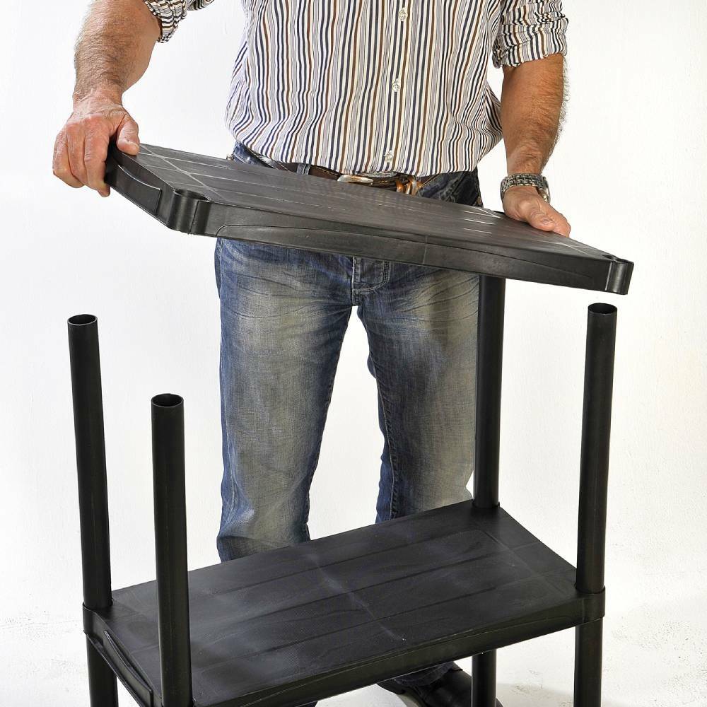 Étagère en plastique 4 niveaux - Image 4