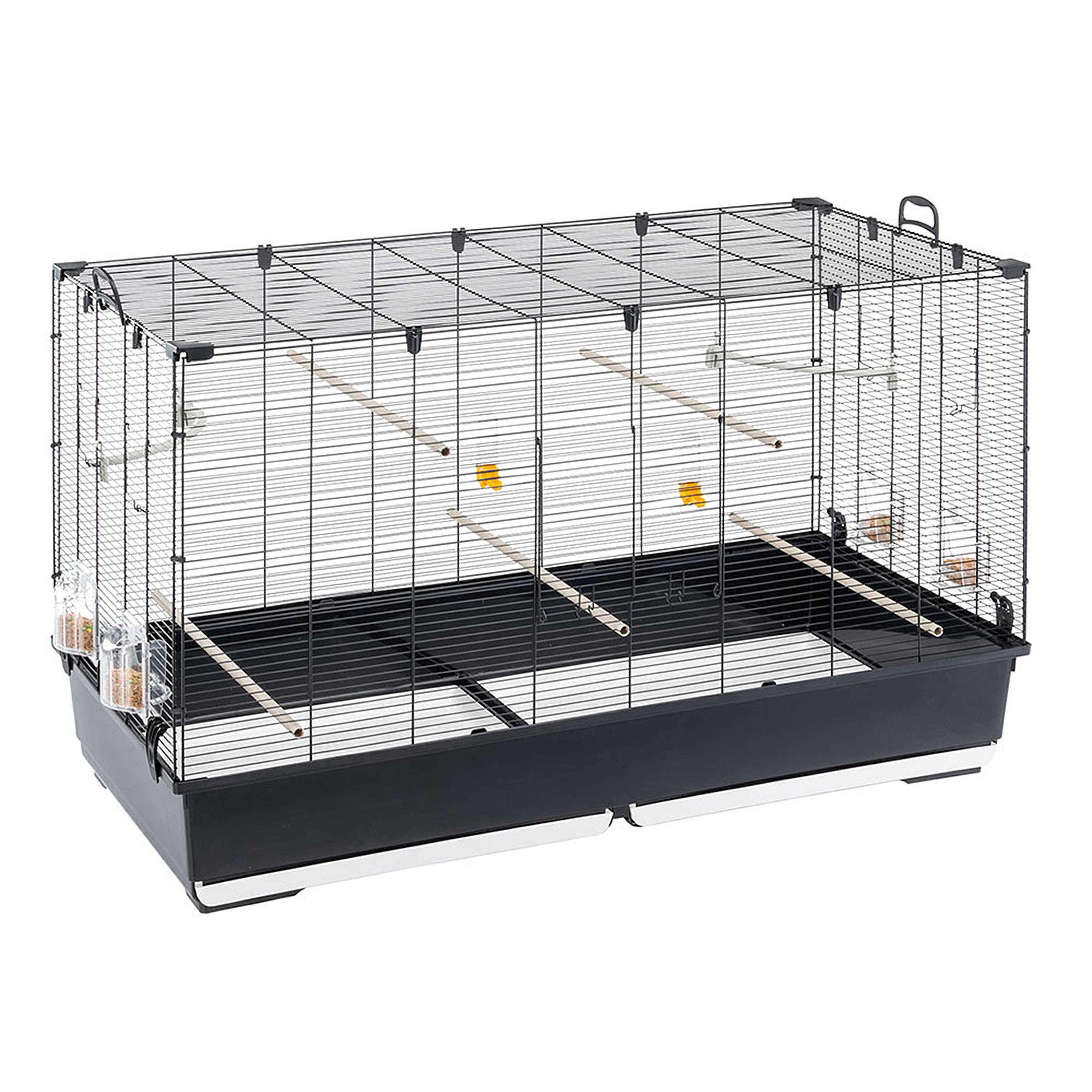 Ferplast - Ferplast Volière Cage à Oiseaux PIANO 8 Grande Cage pour Oiseaux, Canaris, Pinsons, Perruches Ondulées, Inséparables, en Métal, Accessoires inclus - Image 1