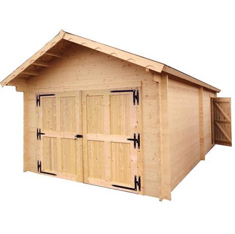 Garage en bois Vendôme 18.97 m² - Image 1