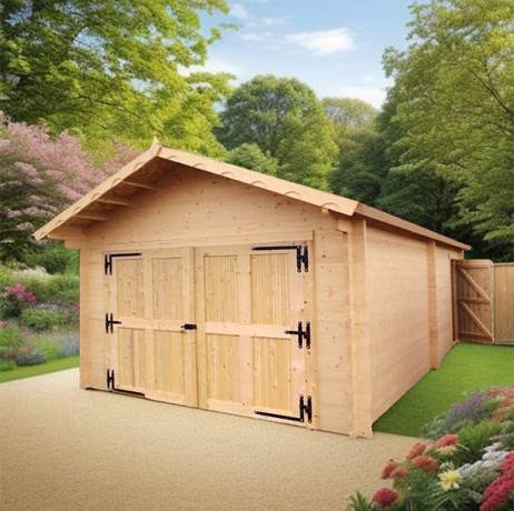 Garage en bois Vendôme 18.97 m² - Image 3