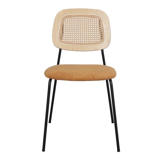 Chaise tapissée avec un style Mid Century - modèle 009 - curry - Image 2