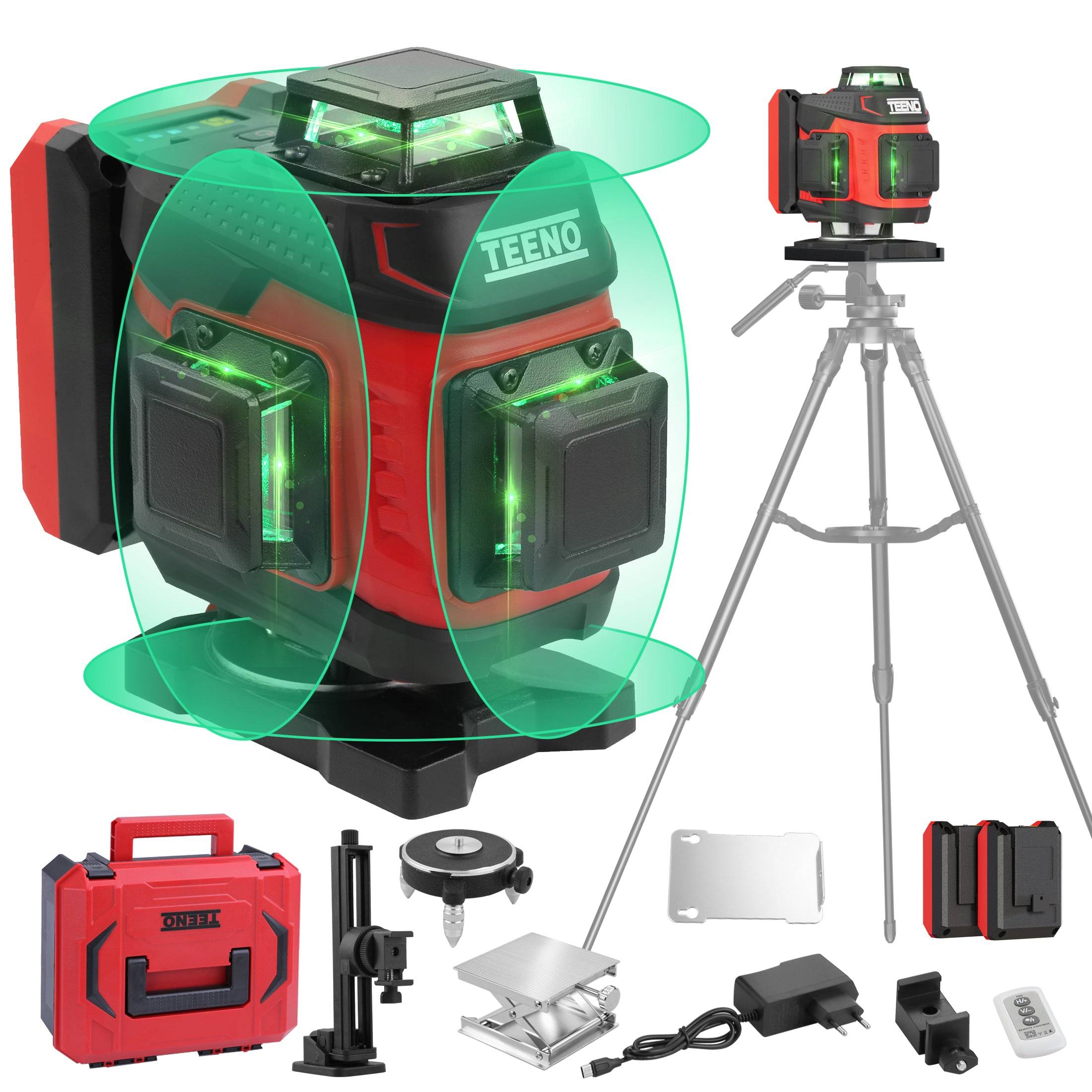 Teeno - Laser Niveau 360° Vert ,5400mAh Autonivelant, Portable et Léger - Image 1