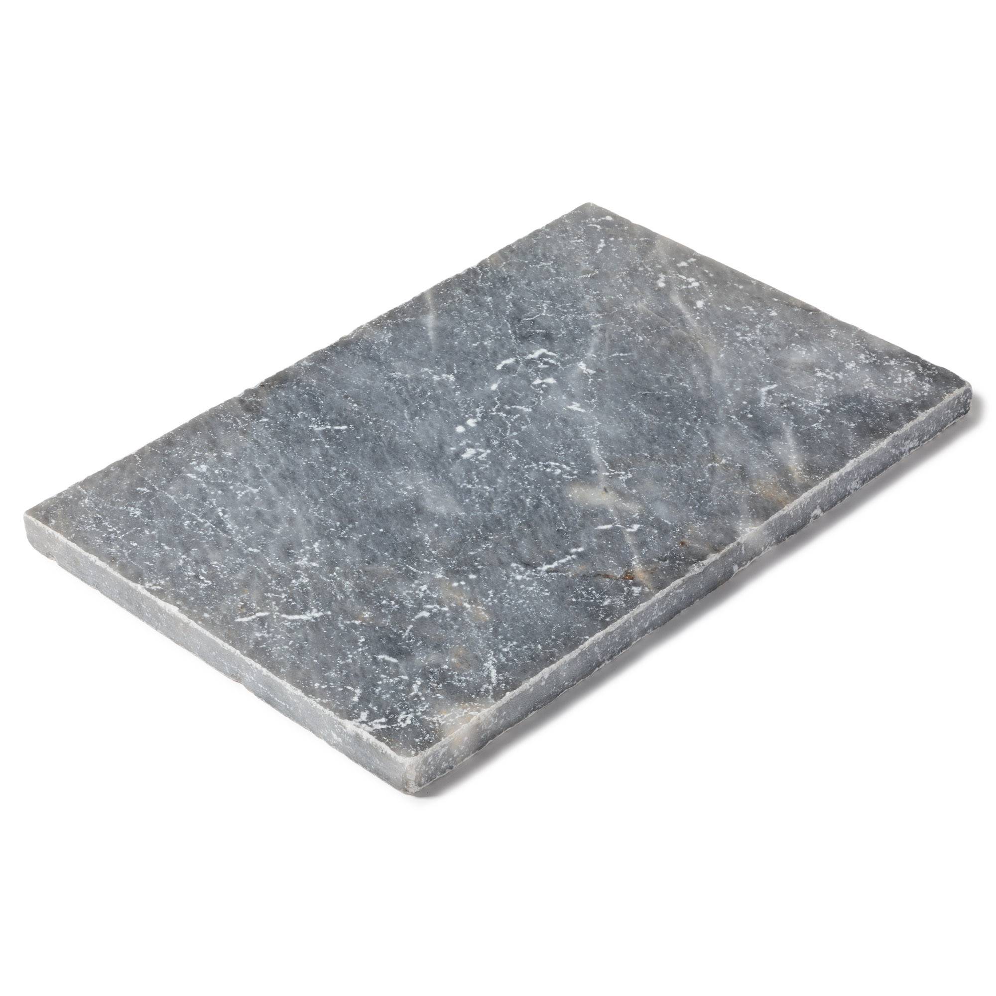 RO'MA Nature - Margelle de piscine Pierre d'Adana Gris Bleu 61x40x3 cm Bord Droit (à l'unité) - RO'MA NATURE - Image 1