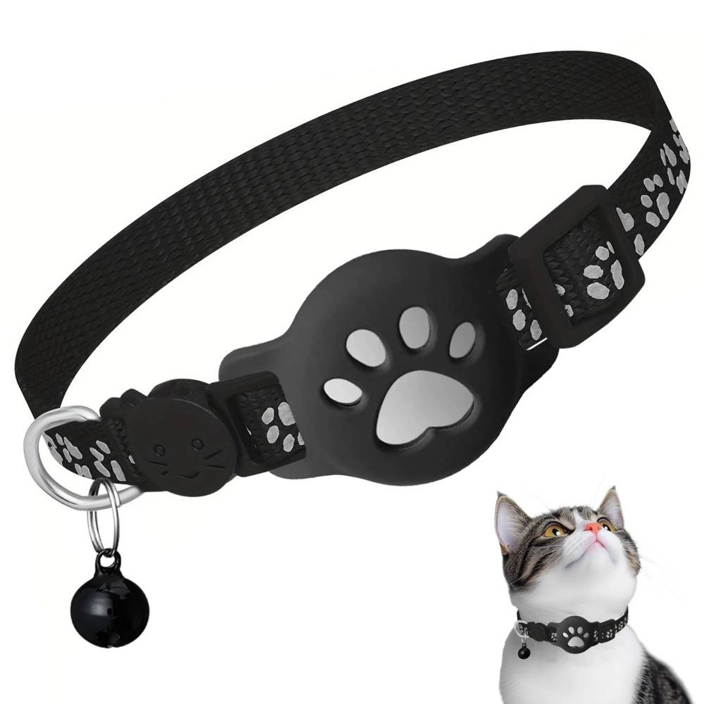 IntiMeg - Collier réfléchissant pour chat avec clochette Rose IntiMeg - Image 3