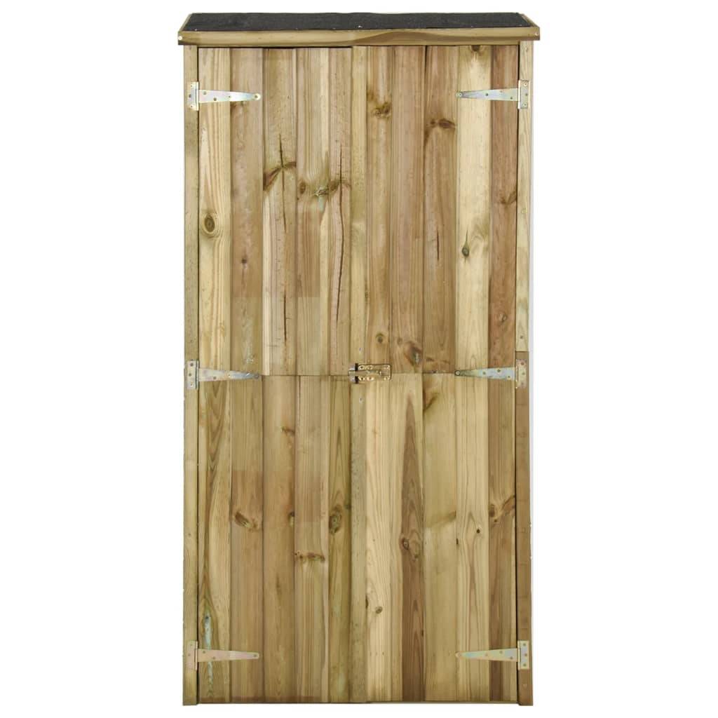 Abri de jardin 0.41m² - Abri à outils pour jardin Pin 85x48x177 cm rj5 MAISON CHIC - Image 1