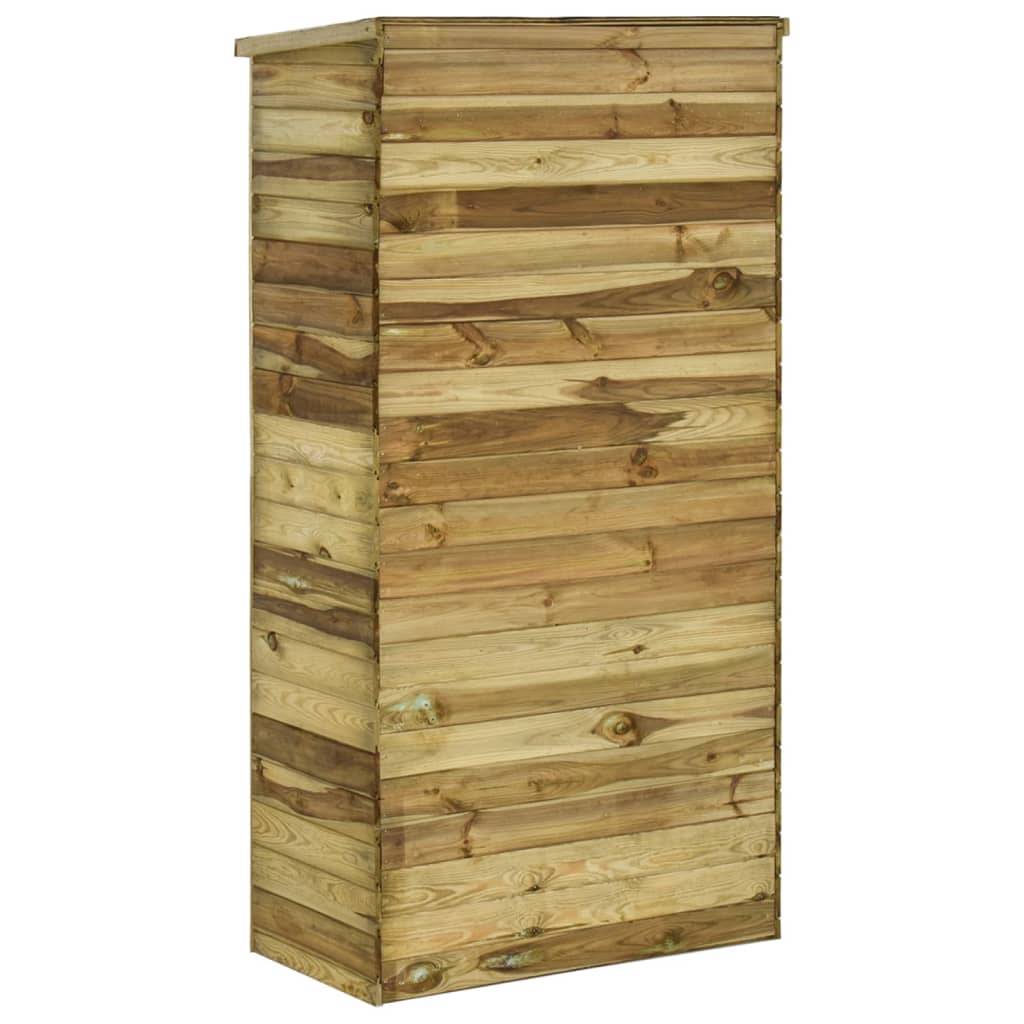Abri de jardin 0.41m² - Abri à outils pour jardin Pin 85x48x177 cm rj5 MAISON CHIC - Image 4