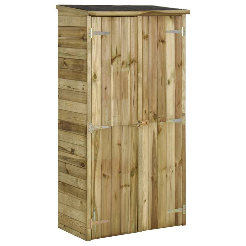 Abri de jardin 0.41m² - Abri à outils pour jardin Pin 85x48x177 cm rj5 MAISON CHIC - Image 2