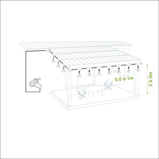brumisateur de terrasse - basse pression - family - pack 6 buses - blanc - brumizeo - Image 5