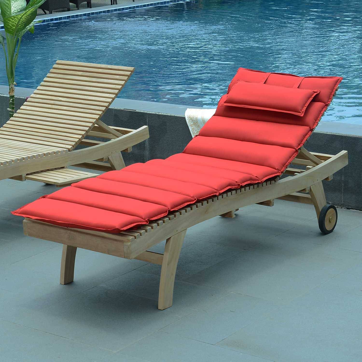 Matelas Rouge pour Bain de soleil - TECK'Attitude - Image 4