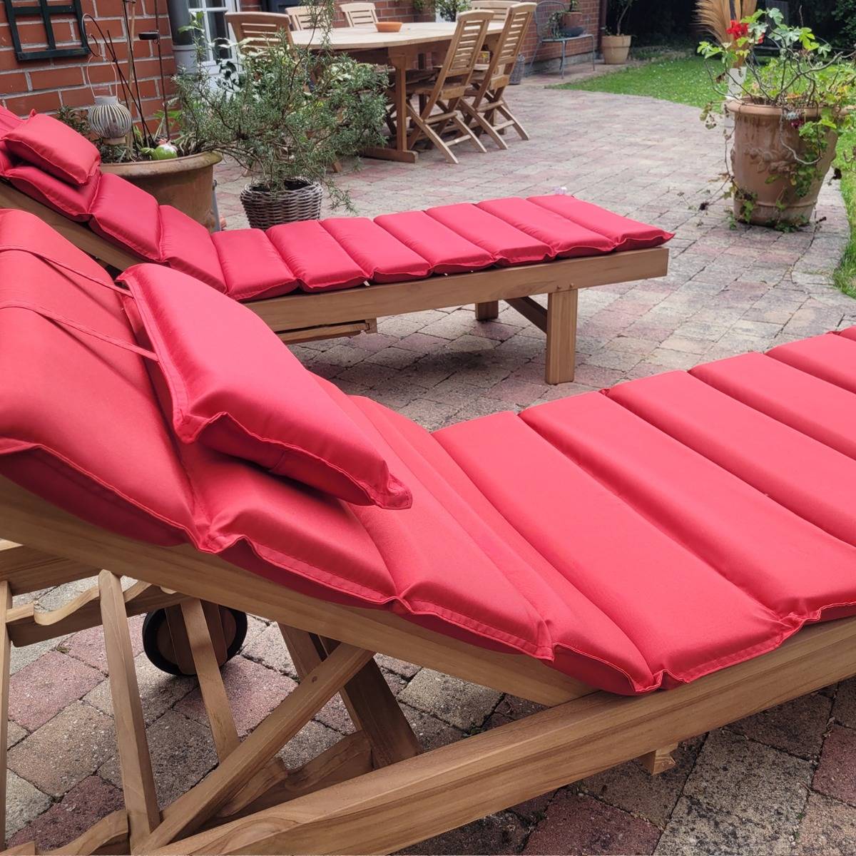 Matelas Rouge pour Bain de soleil - TECK'Attitude - Image 3