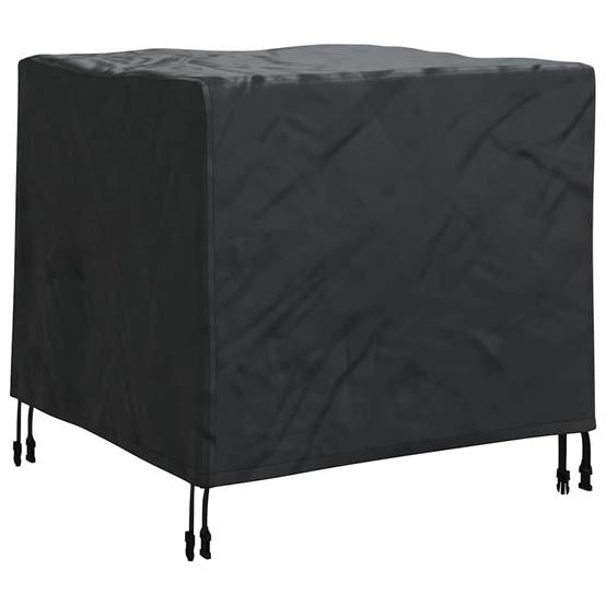 ComfortXL - Housse de Protection Carrée Tissu Oxford 210D Imperméable pour Chaise de Jardin Noir 64x64x65 cm – ComfortXL Outdoor Living - Image 2