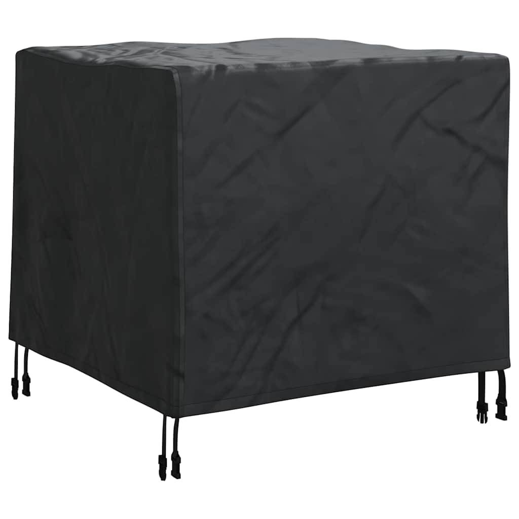 ComfortXL - Housse de Protection Carrée Tissu Oxford 210D Imperméable pour Chaise de Jardin Noir 64x64x65 cm – ComfortXL Outdoor Living - Image 2