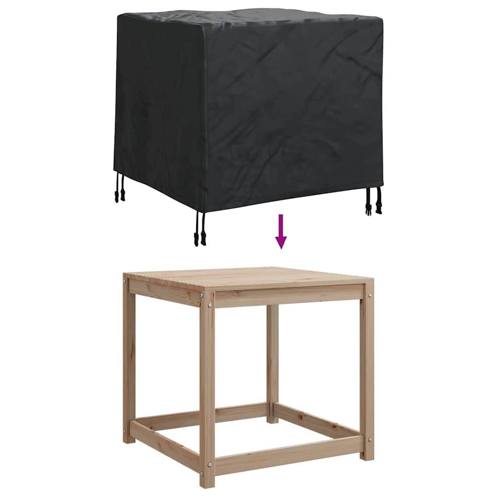 ComfortXL - Housse de Protection Carrée Tissu Oxford 210D Imperméable pour Chaise de Jardin Noir 64x64x65 cm – ComfortXL Outdoor Living - Image 5