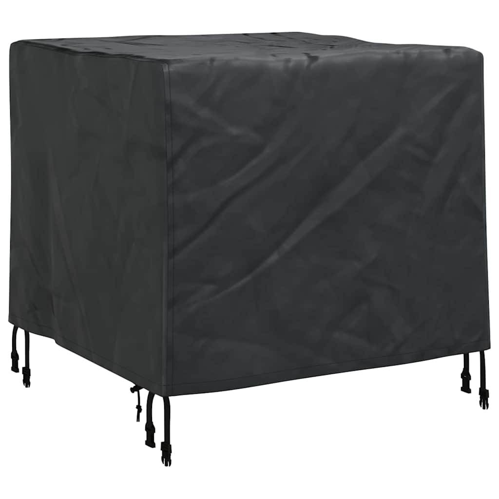 ComfortXL - Housse de Protection Carrée Tissu Oxford 210D Imperméable pour Chaise de Jardin Noir 64x64x65 cm – ComfortXL Outdoor Living - Image 3