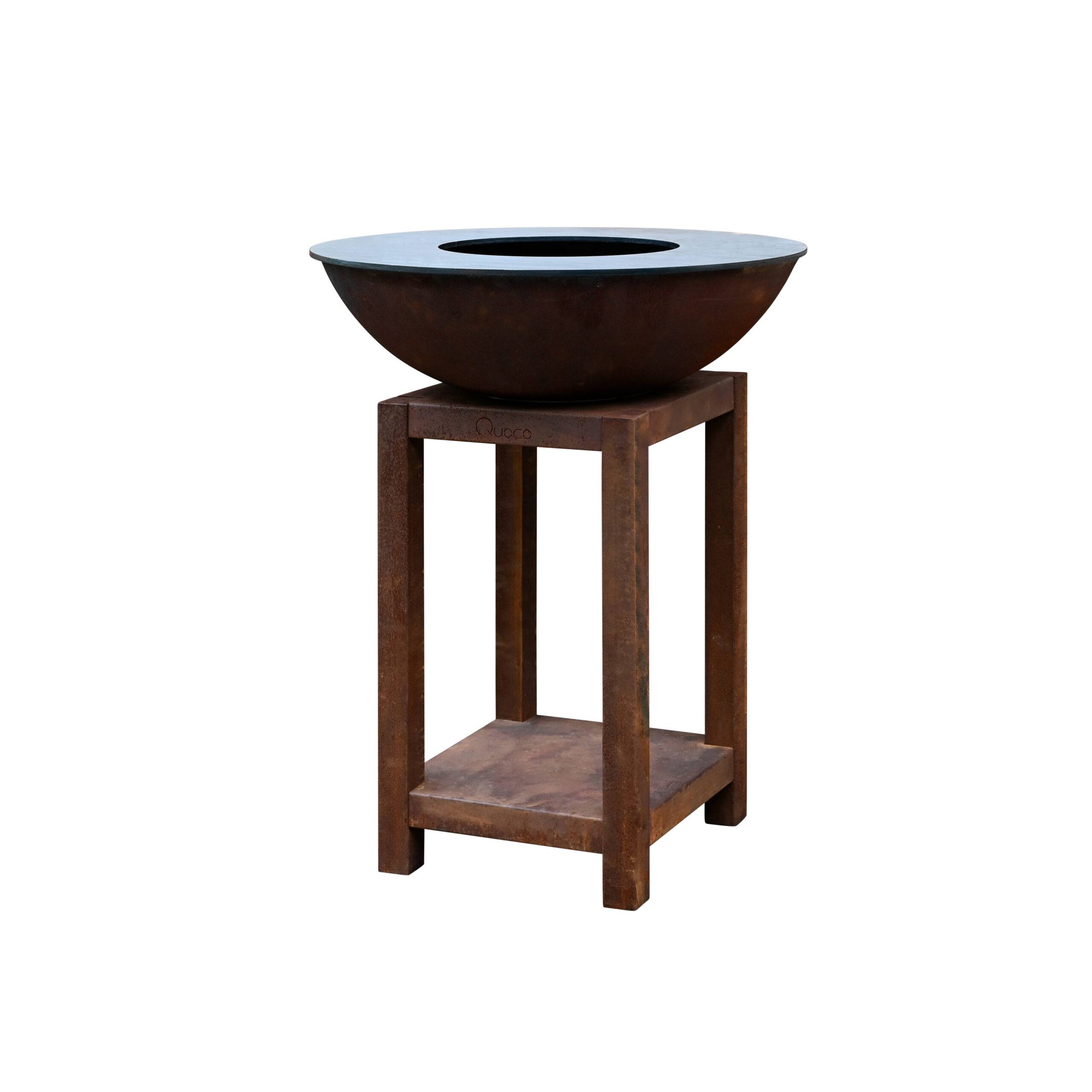 Brasero Piatto Montabile Small Corten diam72- Quoco - Image 4