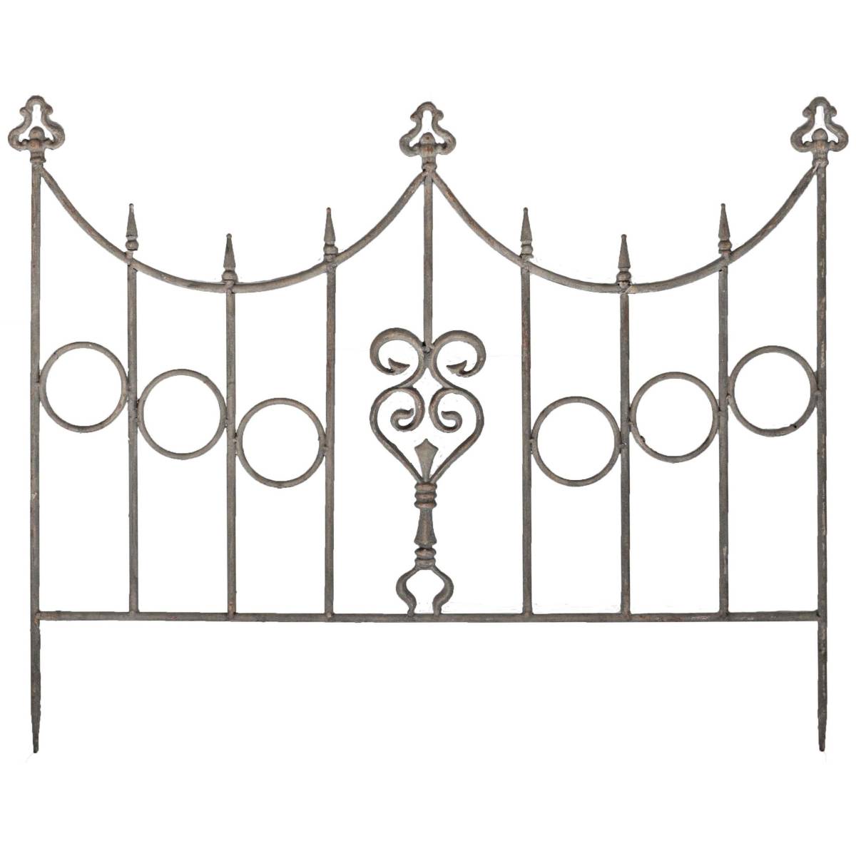 La Grande Prairie - Barrière en fer Coeur 90 x 73 cm Unitaire - Image 1