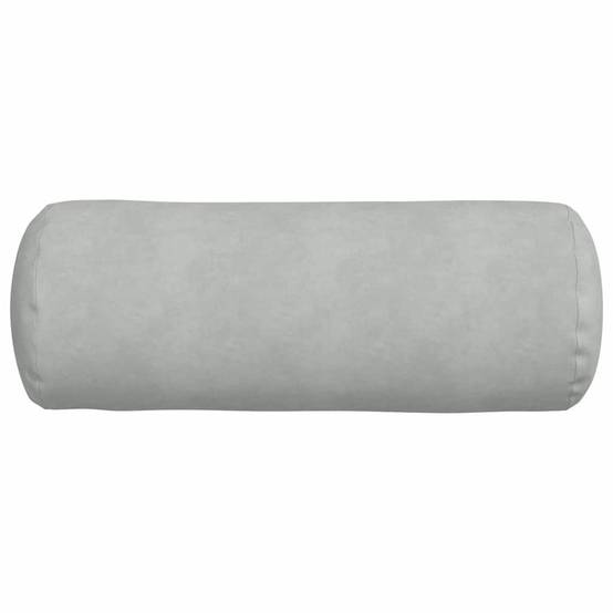 Lot de 2 Traversins Déco Velours Côtelé Confort Housse Amovible pour Salon Chambre Gris Clair 25x70 cm – ComfortXL Outdoor Living - Image 6