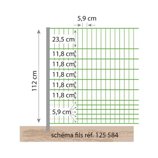 Beaumont - Filet électrifiable pour volaille 1,12 m - 50m BEAUMONT - Image 3